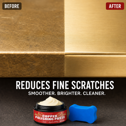 🔥Copper Brass Polish Paste with Sponge