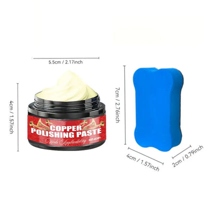 🔥Copper Brass Polish Paste with Sponge