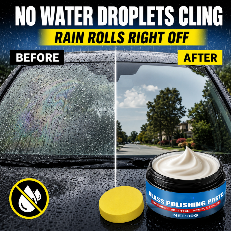 🔥Car Glass Oil Film Remover Paste