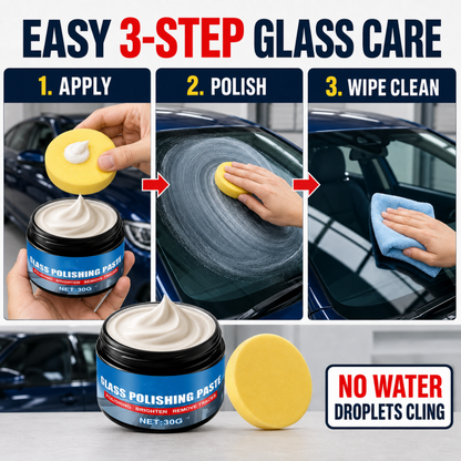 🔥Car Glass Oil Film Remover Paste