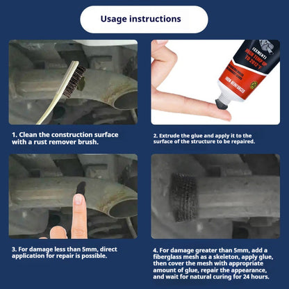 🚗 Heat‑Resistant Exhaust Repair Glue
