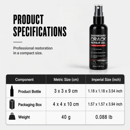 Professional Car Dashboard Crack Repair Gel