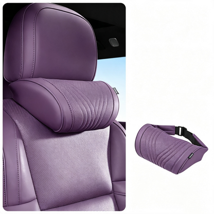 🚗💤 Relieve Driving Fatigue! Universal Memory Foam Car Headrest Neck Pillow, Ergonomic Support Auto Neck Cushion for Long Road Trips