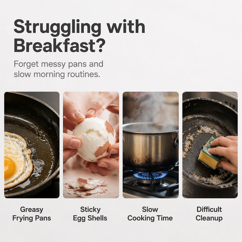 🥚✨BUY 1 GET 1 FREE! Dual Cavity Microwave Egg Poacher – Quick oil‑free cooking, food‑grade PP & versatile. Perfect for busy mornings – healthy breakfast in minutes! ⚡🍳