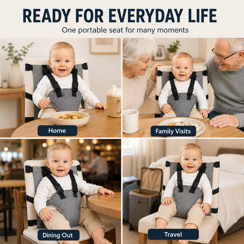 📢📢50% OFF !!⏰Portable Baby High Chair Safety Harness Strap
