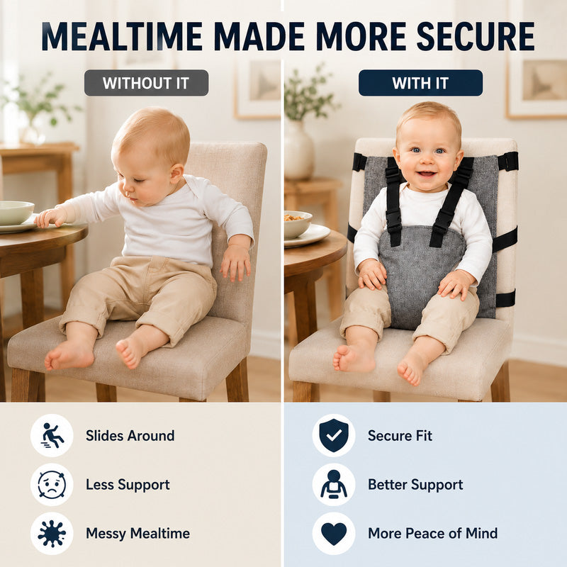 📢📢50% OFF !!⏰Portable Baby High Chair Safety Harness Strap