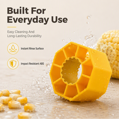 (3Pcs) Corn Stripper – Stainless blade, non-slip grip & mess-free. Strips corn in seconds – grab yours! ✅