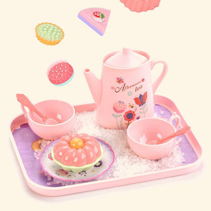 🦄☕️ Tea parties are serious business — 17 desserts, 4 cups, a teapot, and a rainbow castle. Safe, non-toxic, and portable. Let the imagination pour. ✨