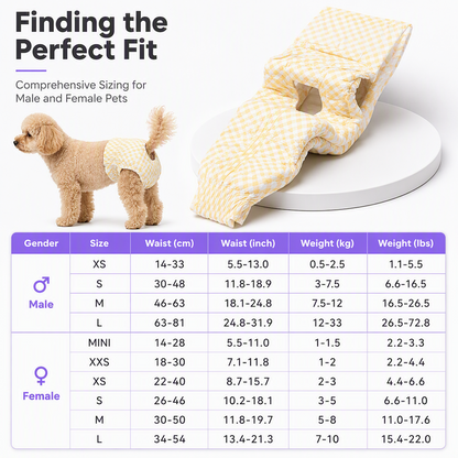 Ultra-Absorbent Breathable Disposable Pet Diapers