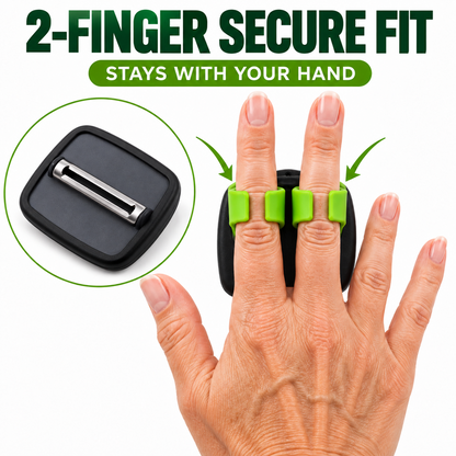 🥕Ergonomic Two-Finger Fruit and Vegetable Peeler